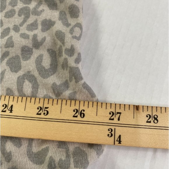 Vintage Bombom Womens Leopard Print Maxi Dress Size XL Grey and White Athleisure - Picture 8 of 9